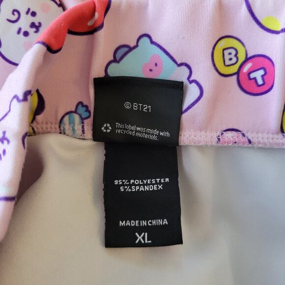 BT21 Skirt Womens Size XL Zip Front Elastic Wasit Army - Picture 9 of 12